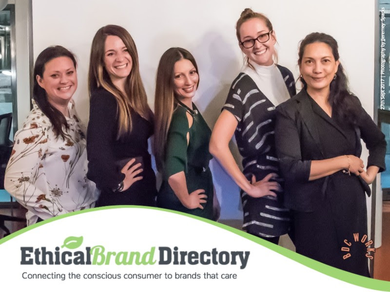 Ethical Brand Directory _ Guest Speakers: Vicky Smith (earth changers),Julie Kervadec (AmaElla), Roberta Lee (Founder of Ethical Brand Directory), Charlie Ross (founder of Offset Warehouse) and Bel Jacobs (fashion Journalist).