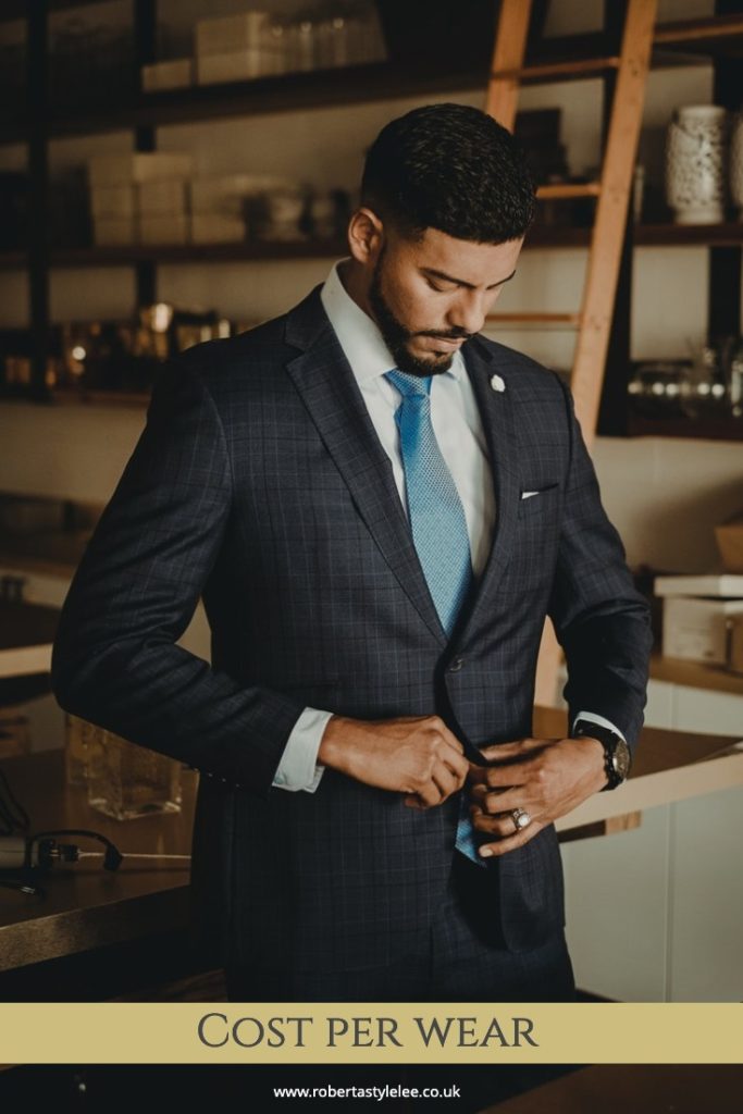 Man in Suit | Cost Per Wear Blog | Roberta Style Lee | London fashion Stylist