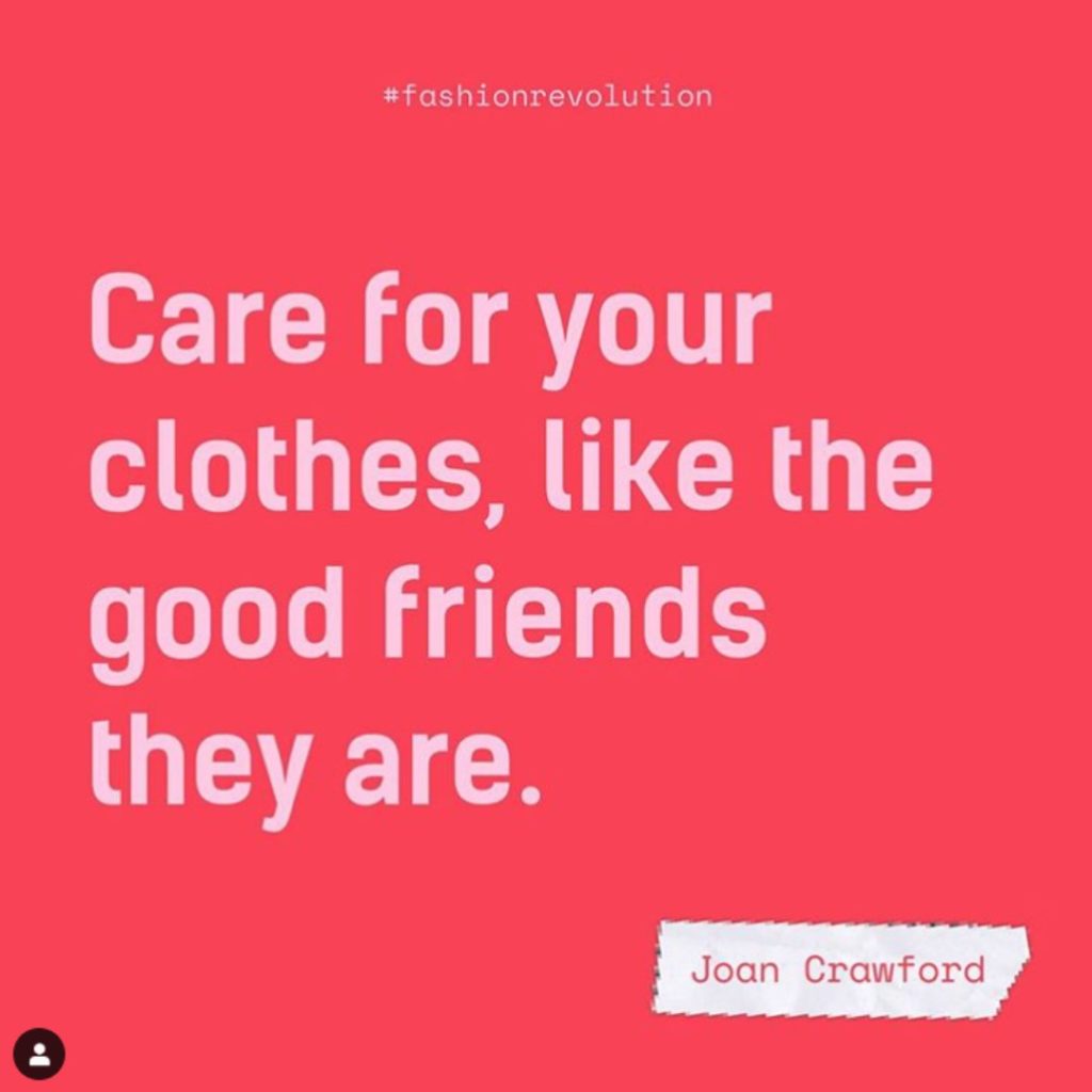 Roberta Style Lee | Care for Your Clothes Quote | Joan Crawford