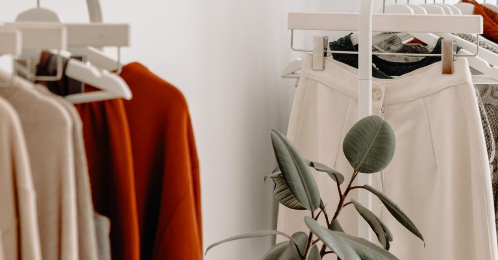 Minimal wardrobe with plants | How to create a sustainable closet | Roberta Style Lee blog