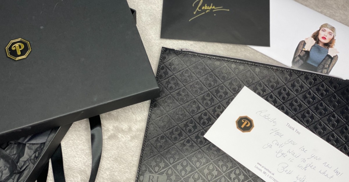 Roberta Style Lee - BLOG - Priestleys New Sustainable Luxury Handbag Brand Review  | Unboxing & Sustainable  Packaging 