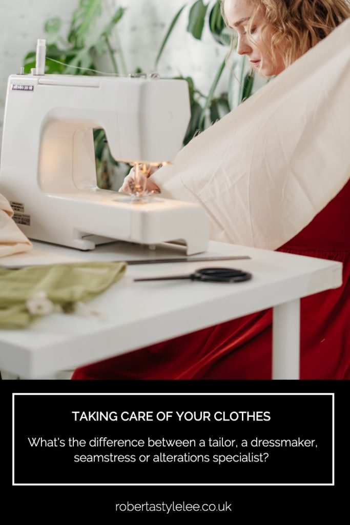 What's the difference between a tailor, a dressmaker, seamstress, or  alterations specialist? - Roberta Lee - The Sustainable Stylist