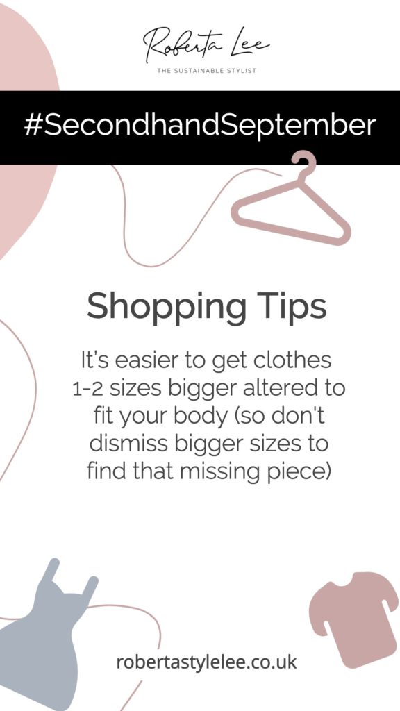 The Sustainable Stylist Secondhand Shopping Tip No. 3