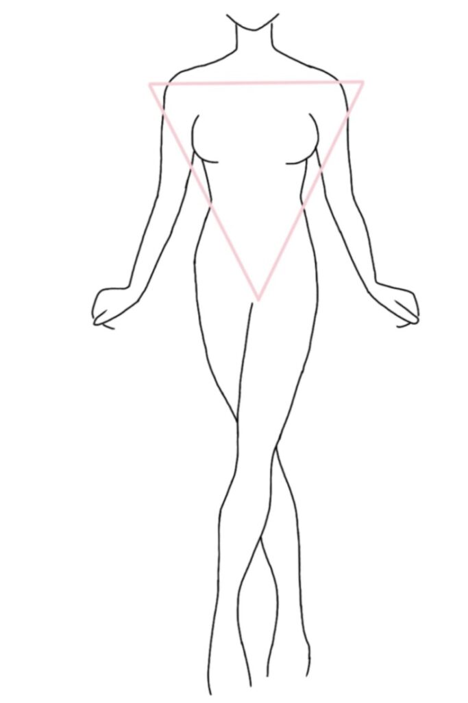 Body Type - Strawberry  Triangle body shape, Body shapes, Triangle body  shape outfits