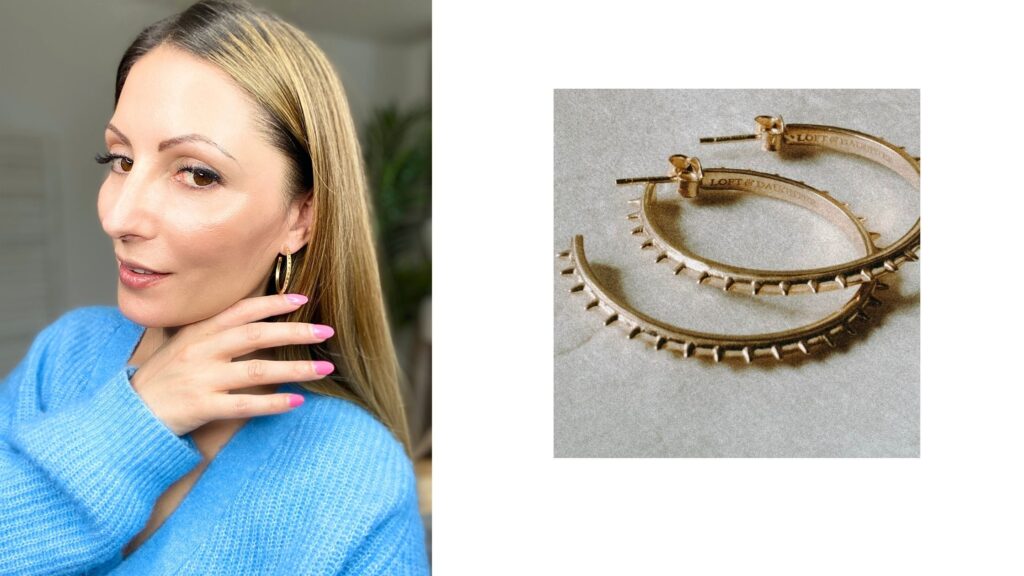 Gold Plated Silver Hoops