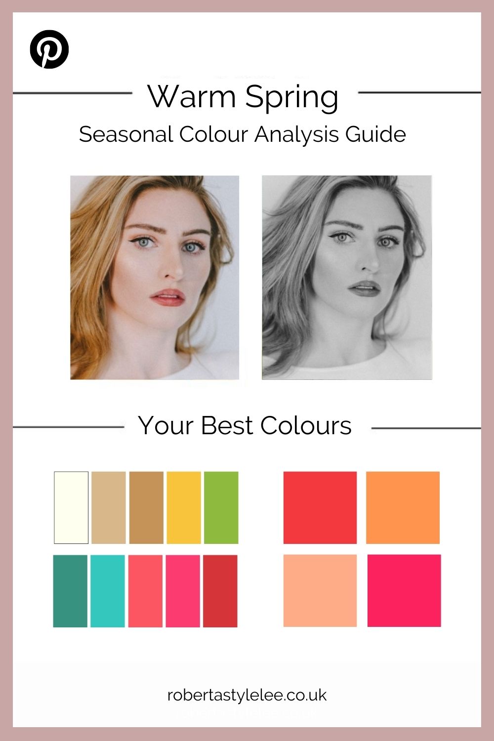 Warm Spring: Colour Analysis Guide | Roberta Lee - The Sustainable Stylist