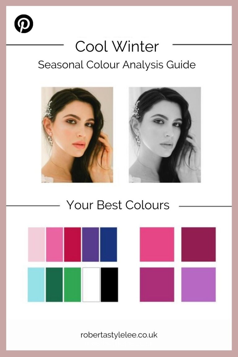 Cool Winter: Colour Analysis Guide - Roberta Lee - The Sustainable Stylist