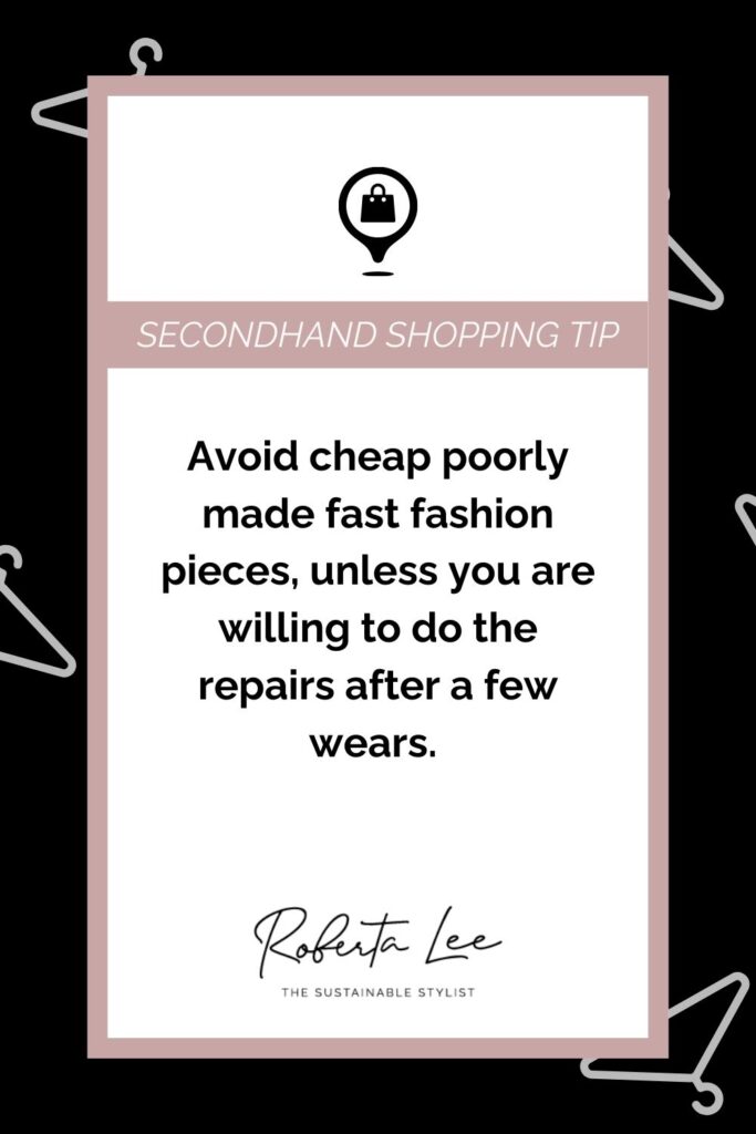 secondhand shopping tip 