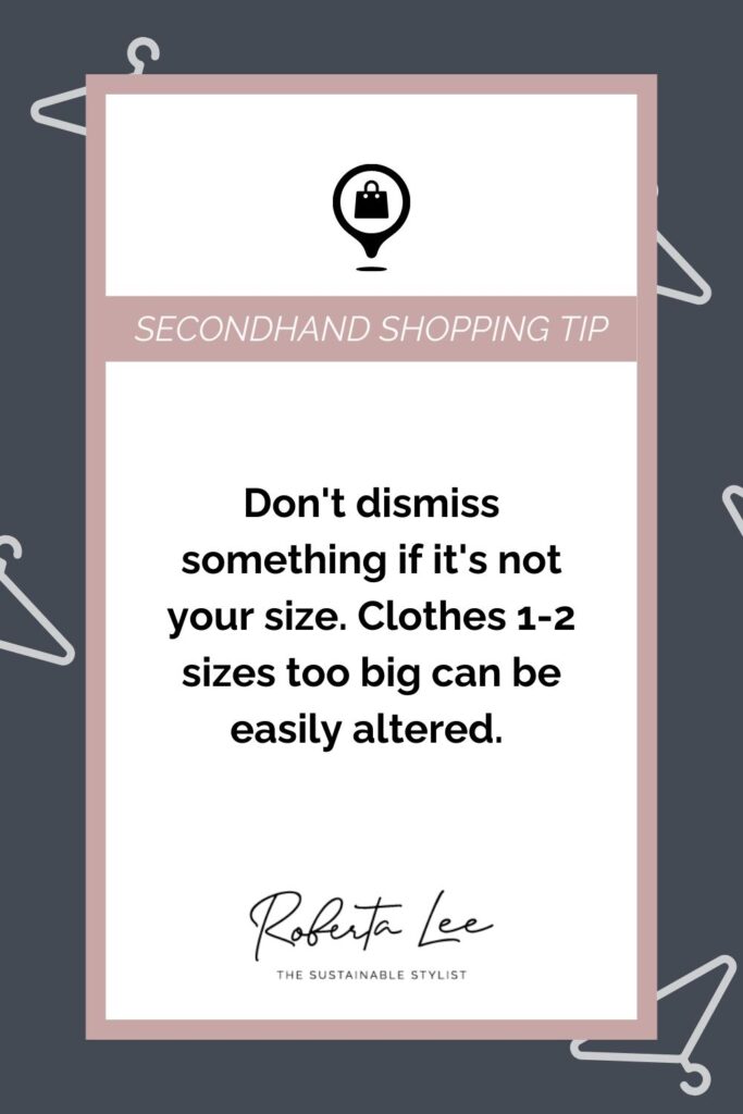 Thrifting shopping Tip 