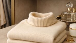 Luxury Cashmere Jumper, Luxury Walk in wardrobe. Luxury Styling - Avoid Moth Damage