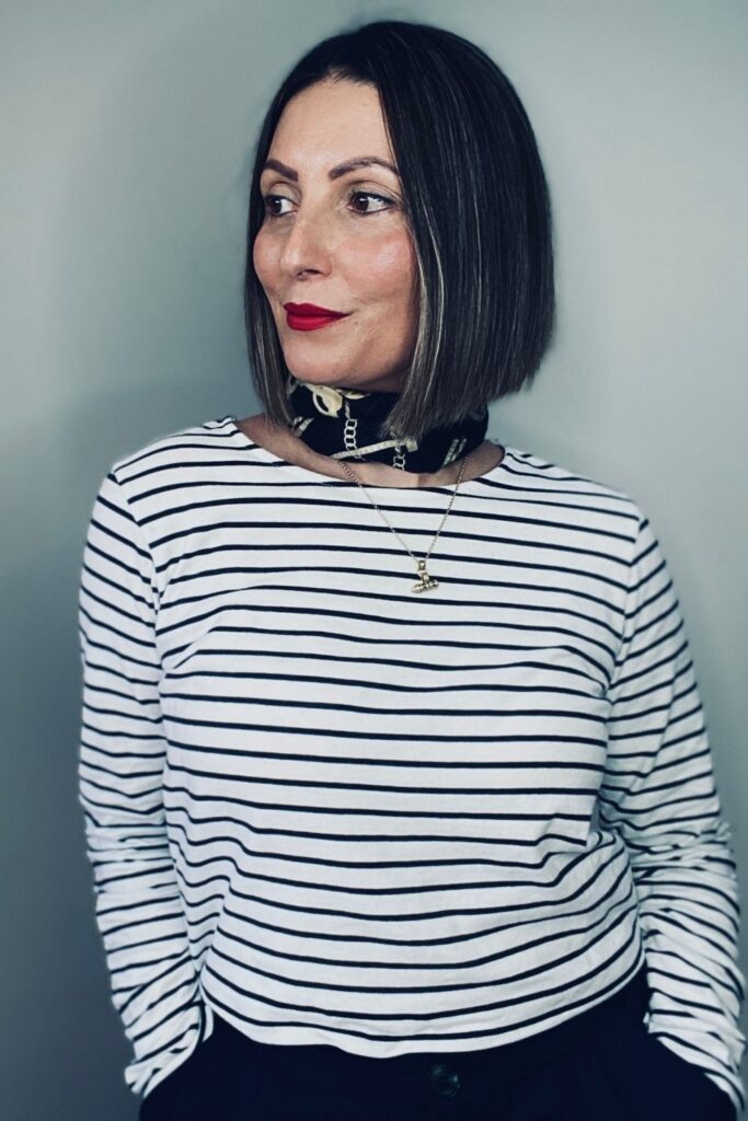 Ivy brand Review Roberta Lee - Breton Stripe Sustainable Organic Top