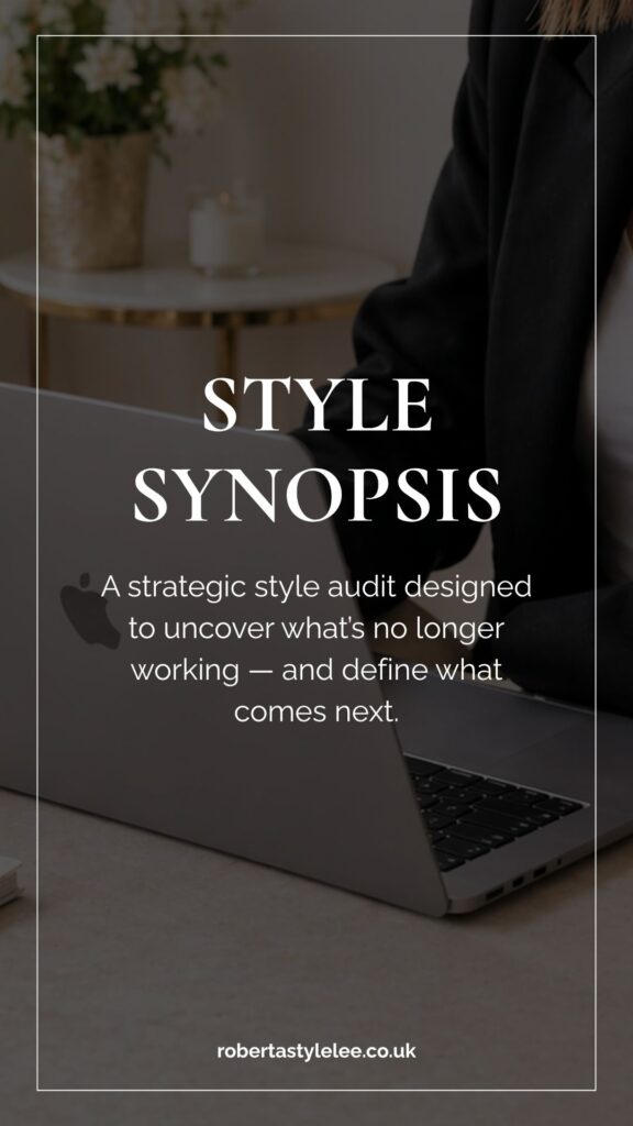 Style Audit Online With Roberta Lee Style & Identity Expert, London.  
Wardrobe Strategy For Motivated Women