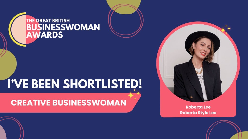 Roberta Lee of Roberta Style Lee, shortlisted for Creative Businesswoman at the 2025 Great British Businesswoman Awards
